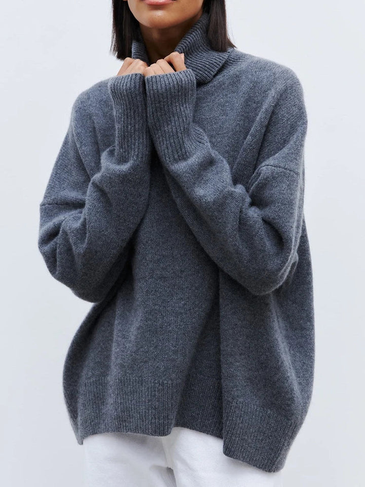Leona | Oversizowy Sweter z Golfem