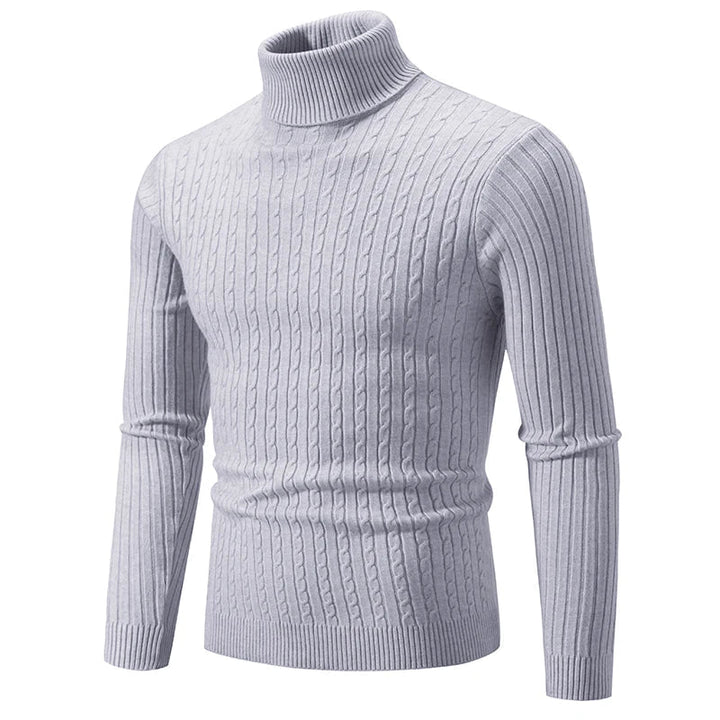 Elegancki sweter z golfem dla mężczyzn