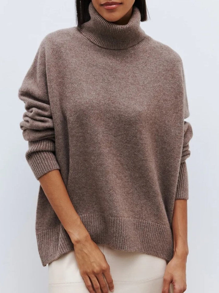 Leona | Oversizowy Sweter z Golfem