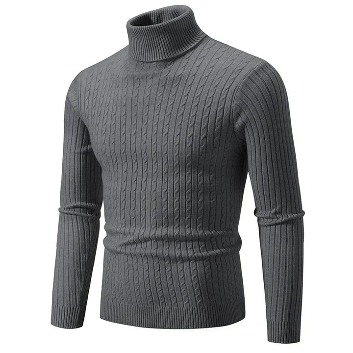 Elegancki sweter z golfem dla mężczyzn