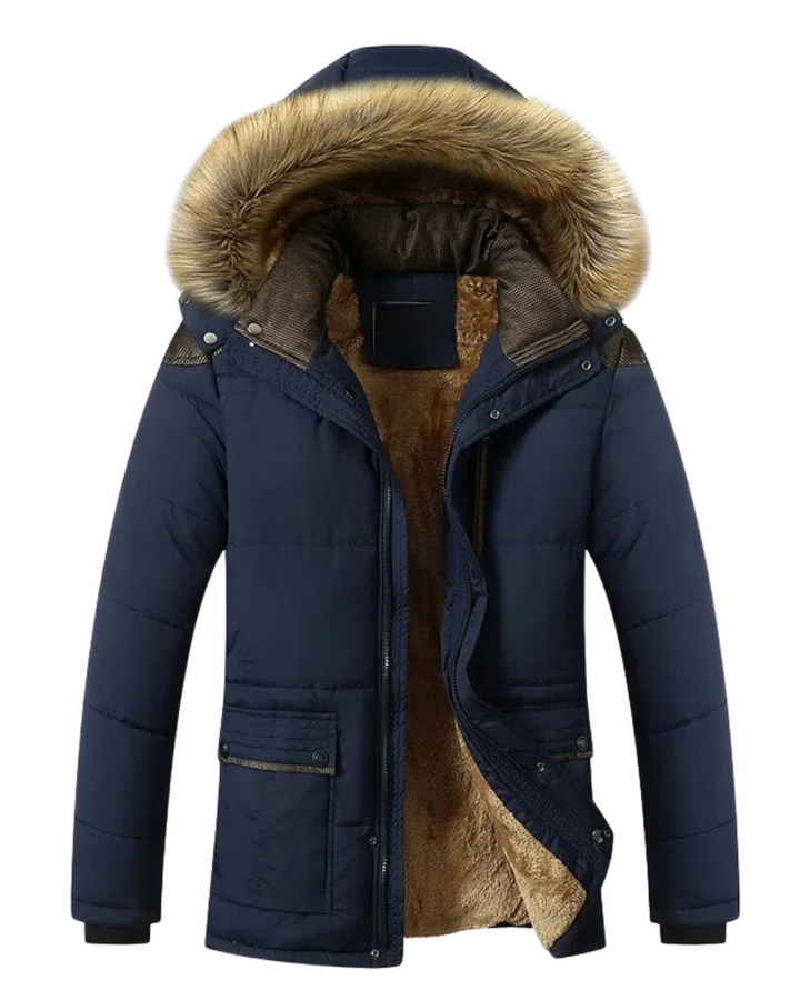Elegancka ocieplana kurtka polarowa na zimę
