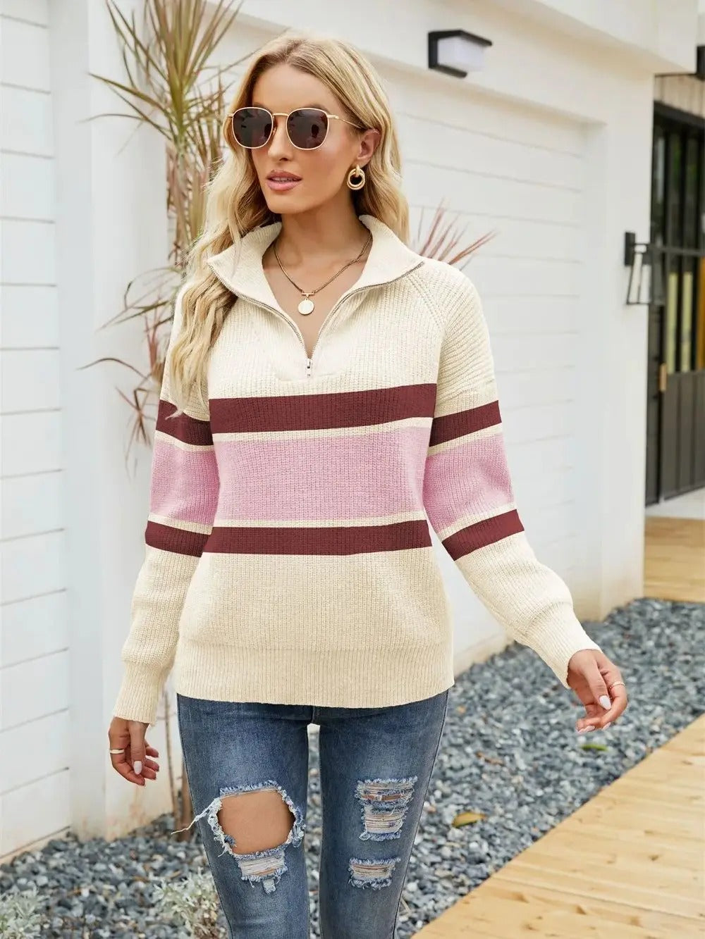 Elena | Sweter z Krotkim Zamkiem