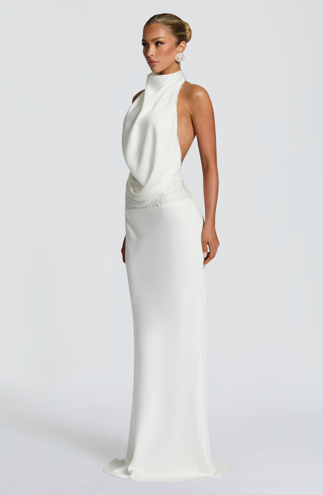 Sukienka Maxi Armelle - Kość słoniowa