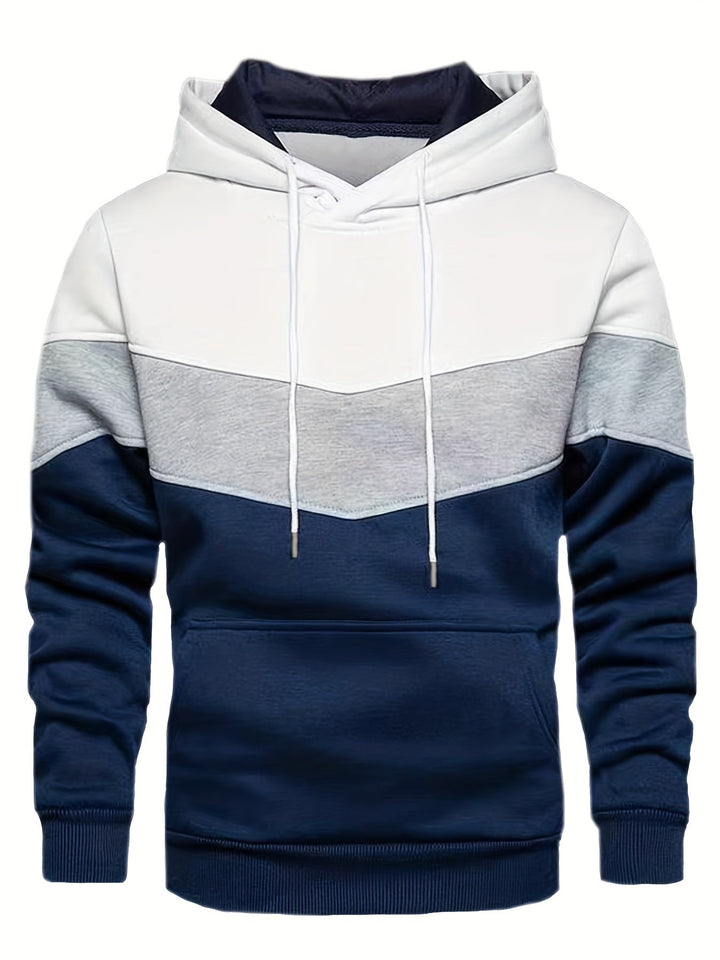 Męska Bluza Kolorowa Streetwear z Kieszenią Kangurzą