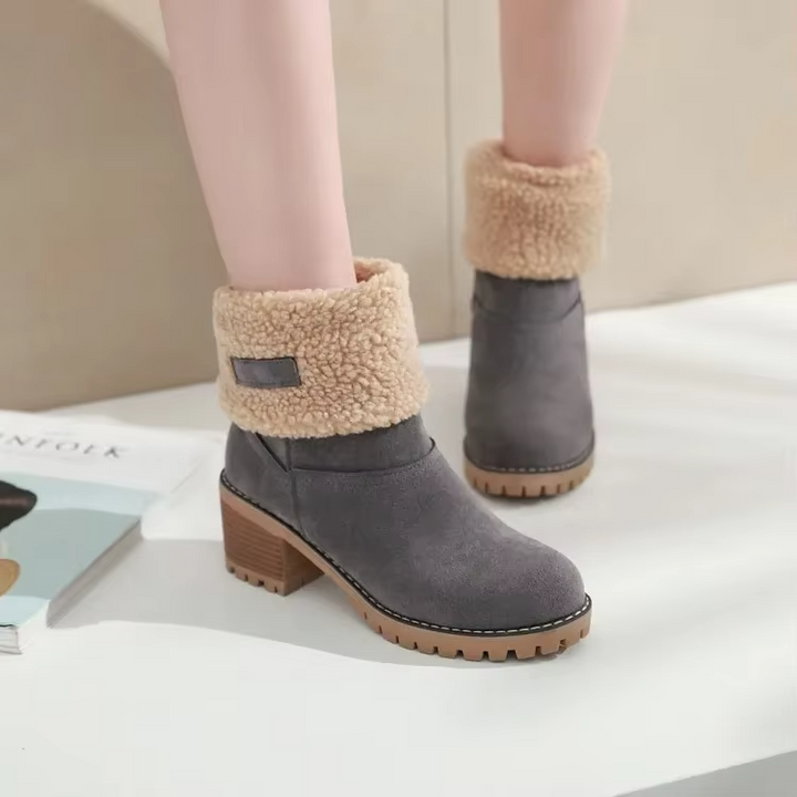 Luisa™ – Stylowe, ciepłe śniegowce ze skóry