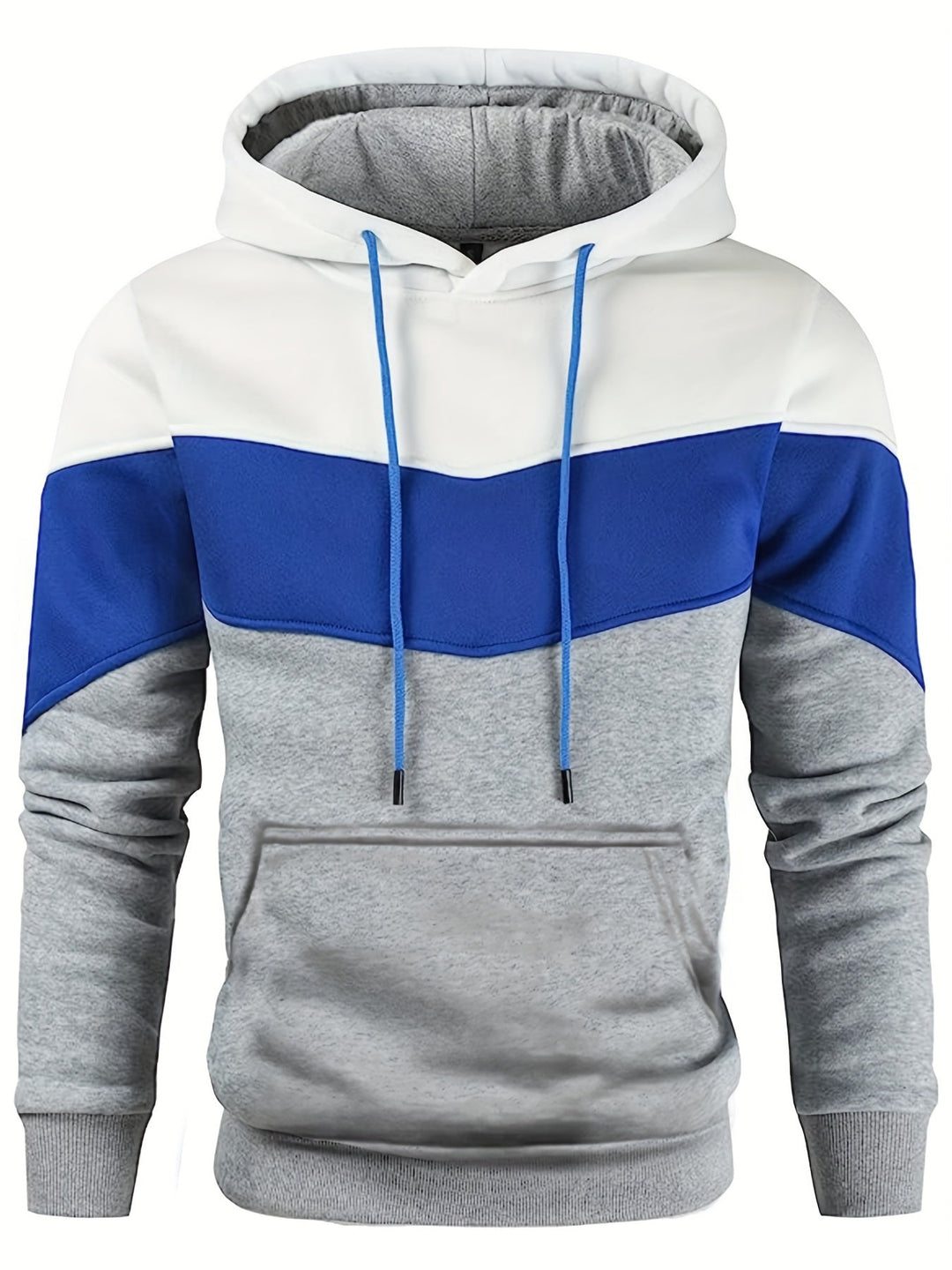 Męska Bluza Kolorowa Streetwear z Kieszenią Kangurzą