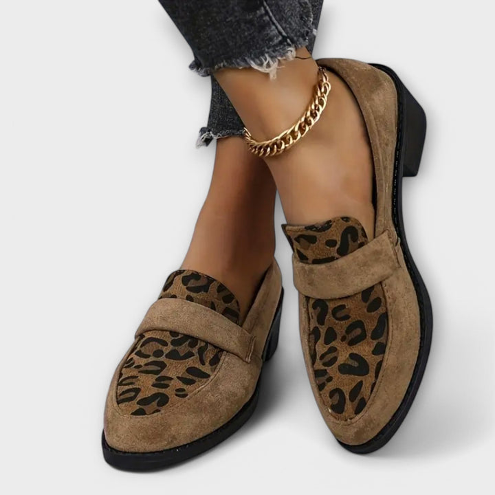 Aurora - Eleganckie buty damskie w panterkę