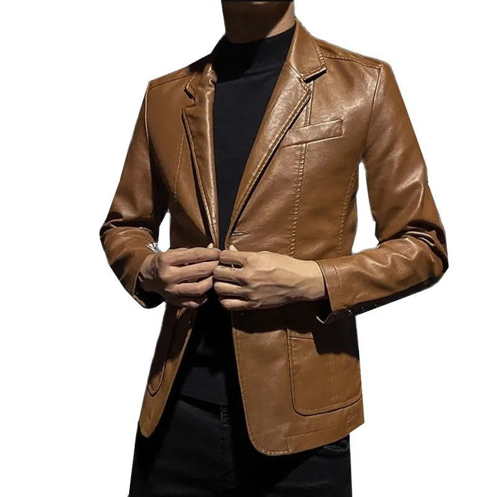 Kurtka skórzana Business Casual