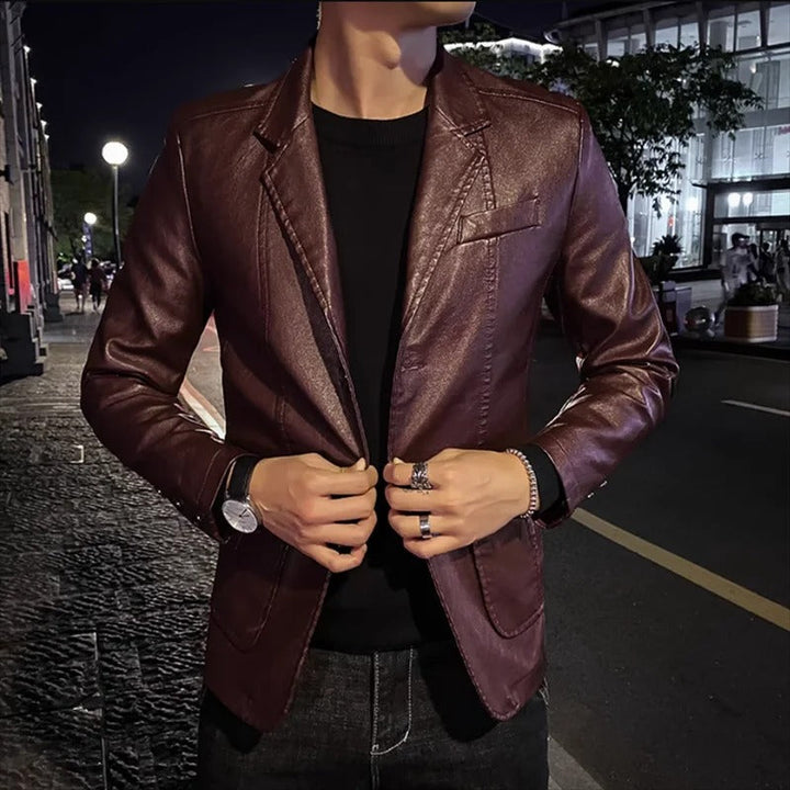 Kurtka skórzana Business Casual