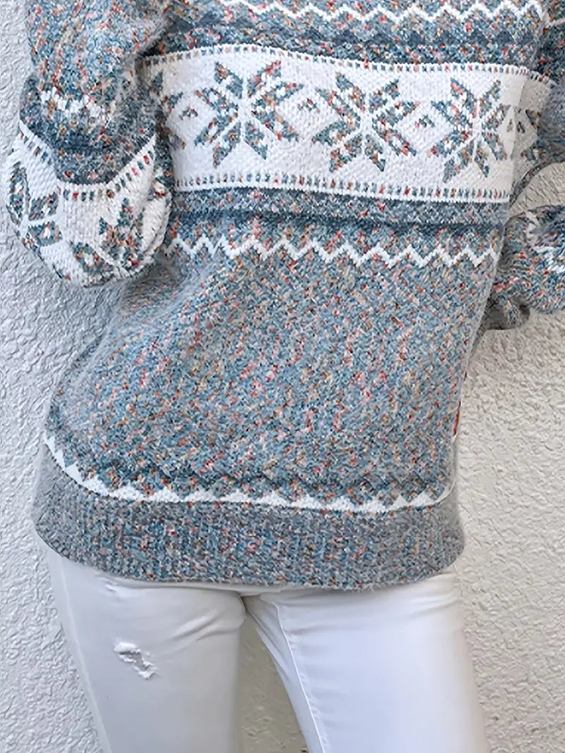 Hanna | Sezonowy Sweter z Dzianiny