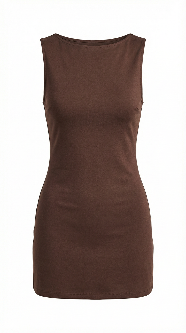 Sukienka mini Donna z dopasowanym krojem