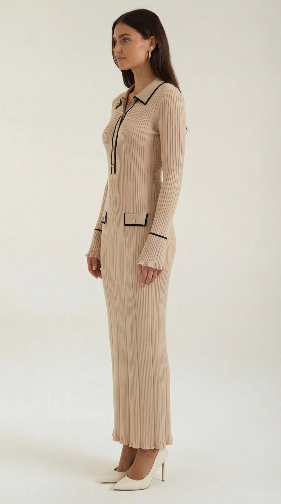 Sukienka maxi Josephine z dzianiny bodycon
