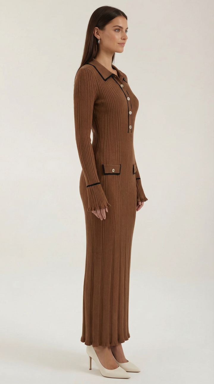 Sukienka maxi Josephine z dzianiny bodycon
