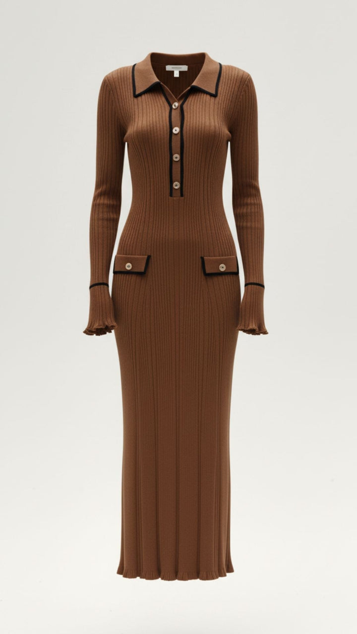 Sukienka maxi Josephine z dzianiny bodycon