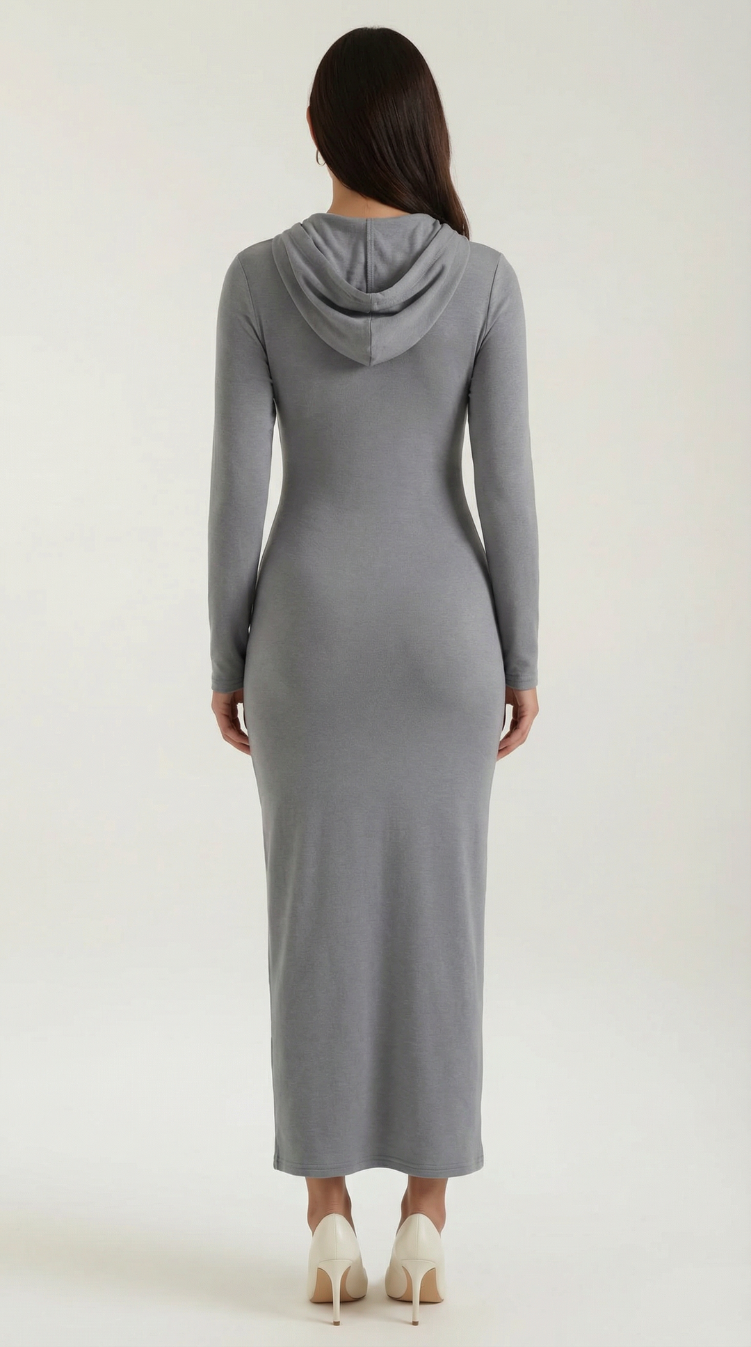 Marilyn Maxi-Jerseykleid mit Kapuze