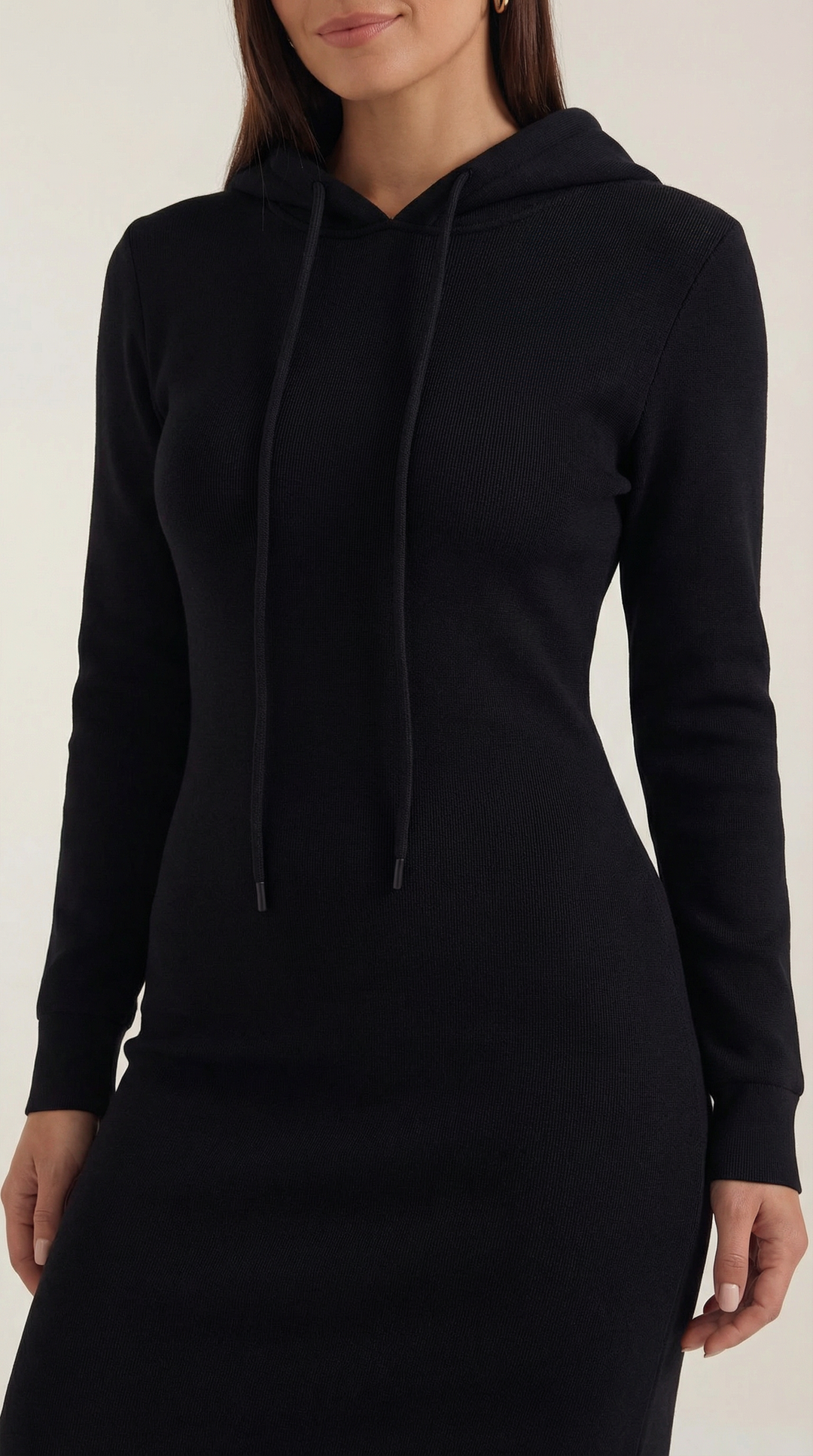 Marilyn Maxi-Jerseykleid mit Kapuze