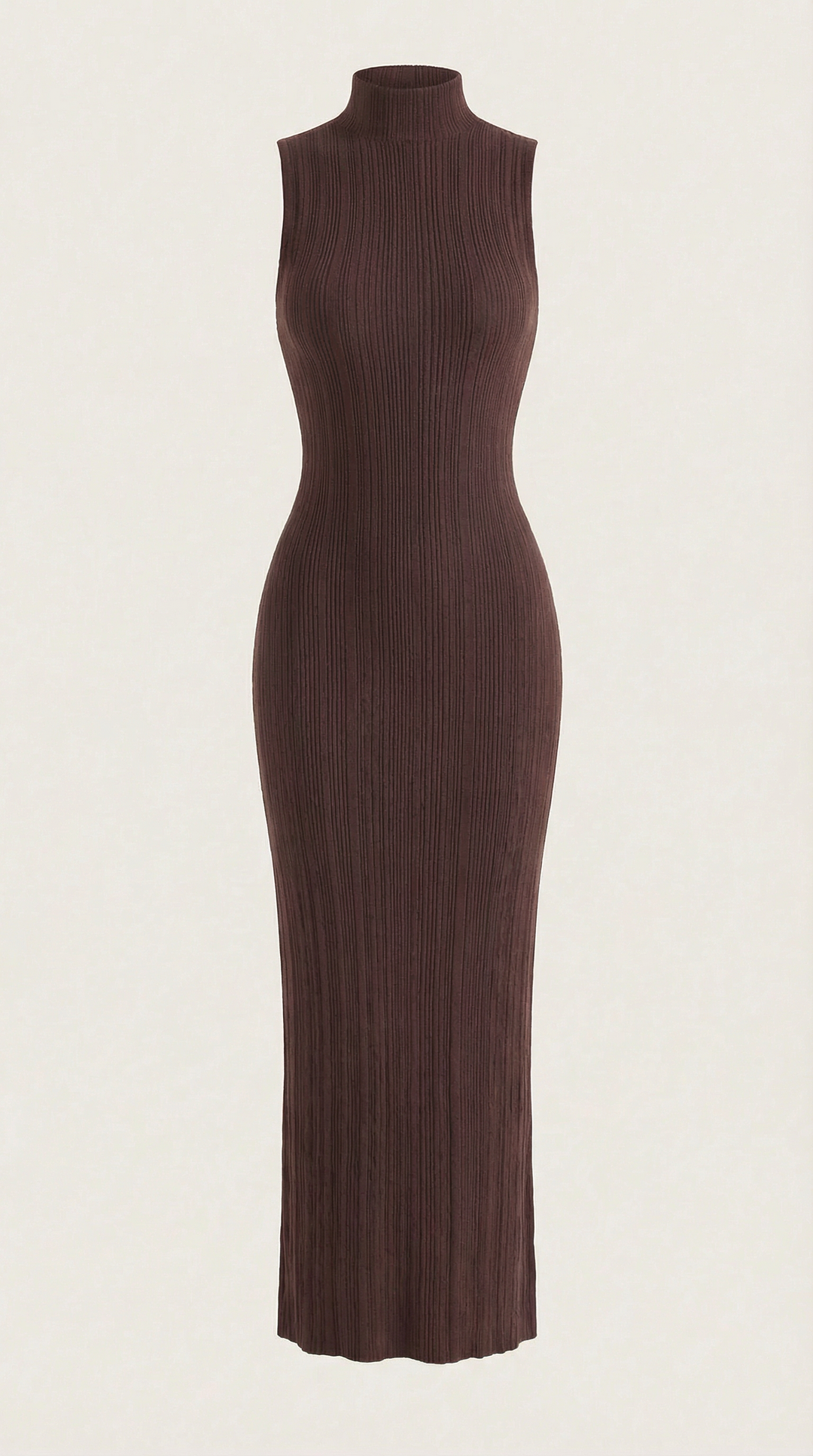 Sukienka maxi Sonia Bodycon z wysokim kołnierzem
