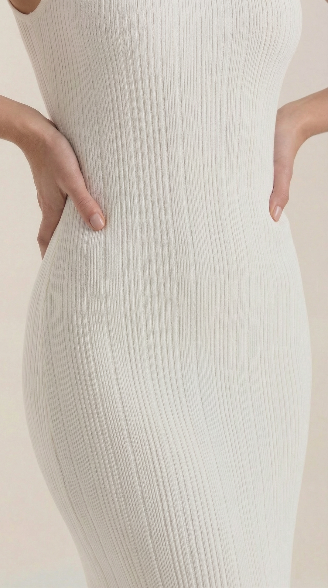Sukienka maxi Sonia Bodycon z wysokim kołnierzem