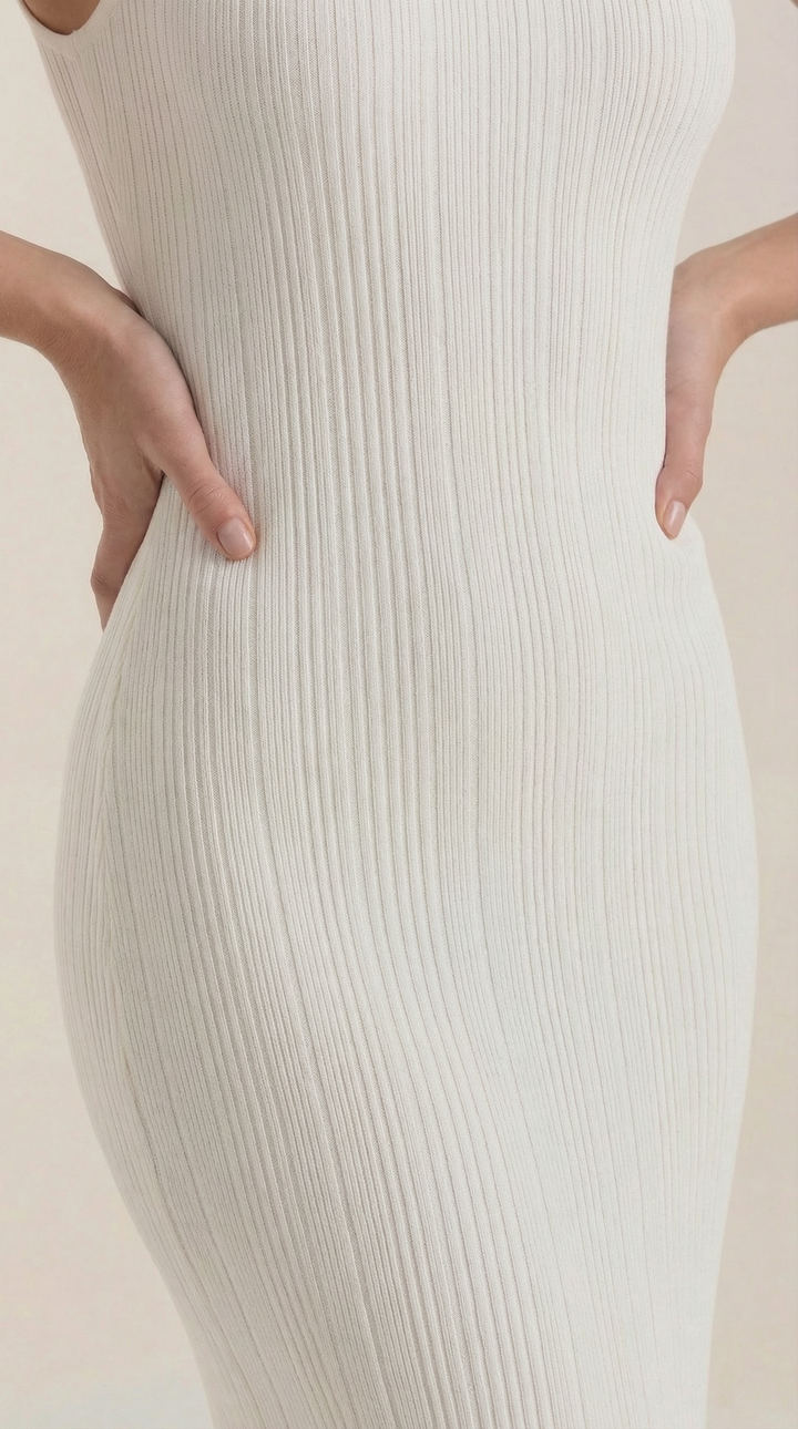 Sukienka maxi Sonia Bodycon z wysokim kołnierzem