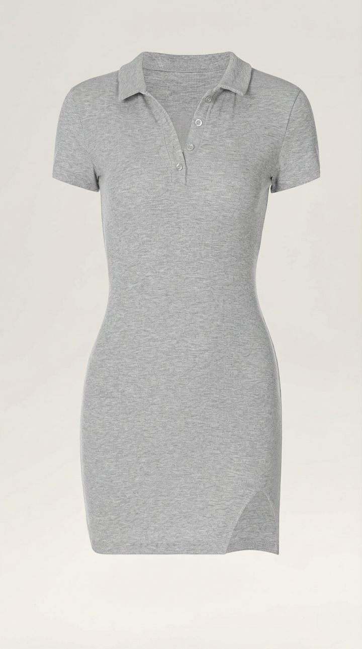 Sukienka mini Zara w stylu polo