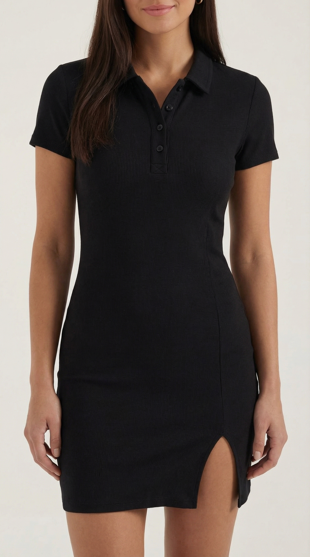 Sukienka mini Zara w stylu polo