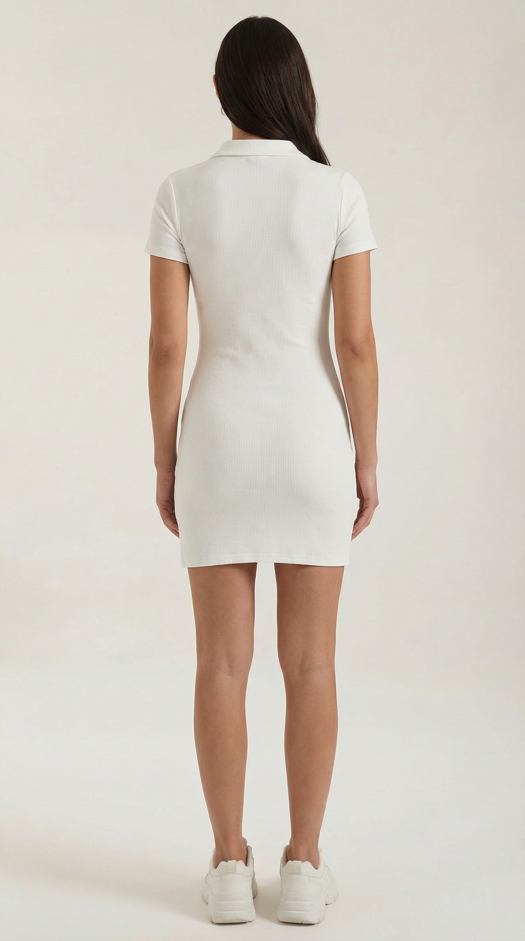 Sukienka mini Zara w stylu polo
