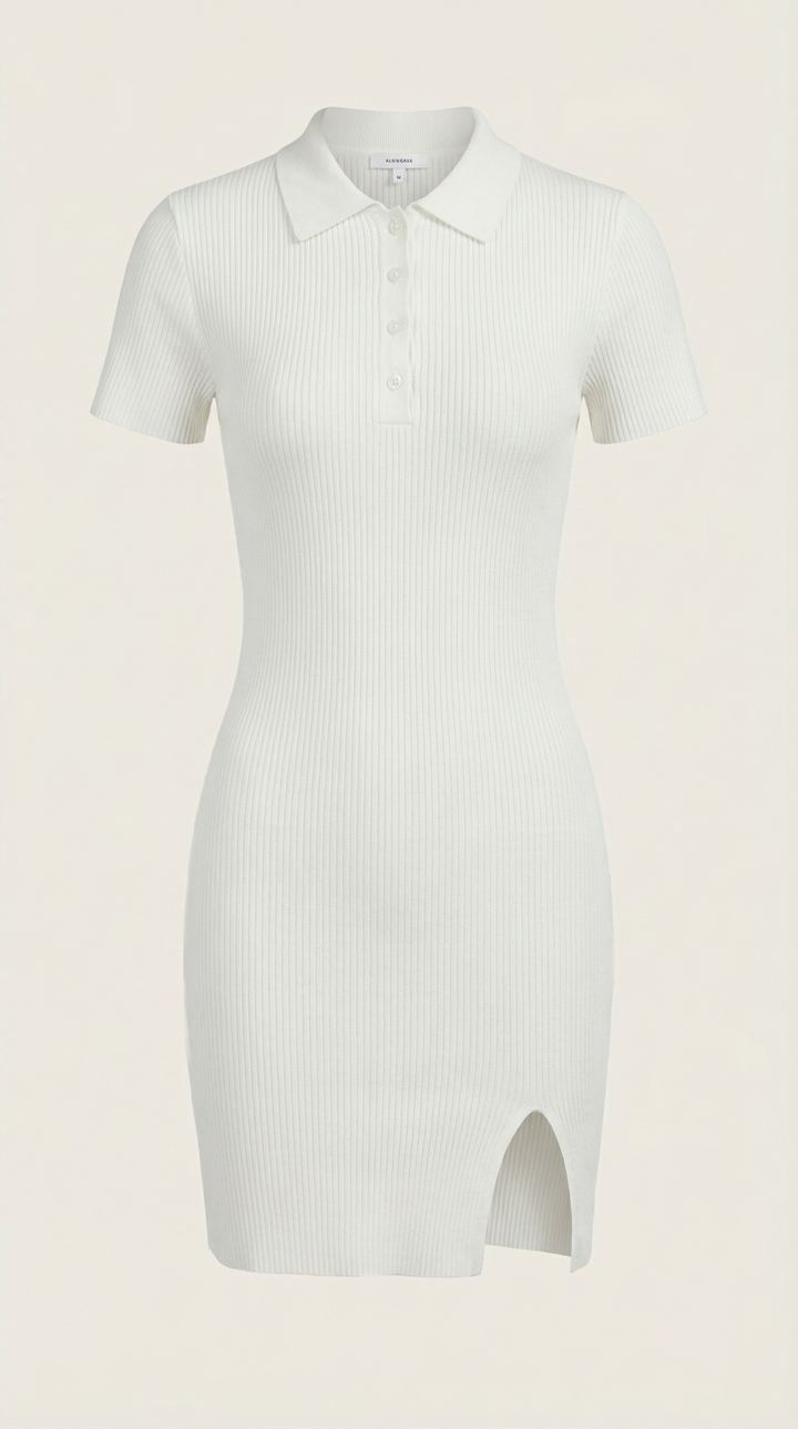 Sukienka mini Zara w stylu polo