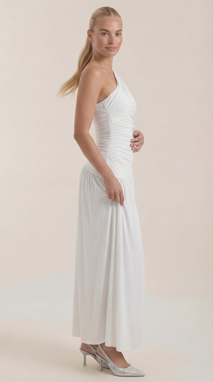 Sukienka maxi Enid z jednym ramiączkiem