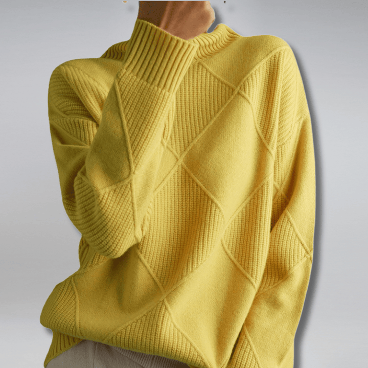 Regina | Sweter z Golfem w Krate