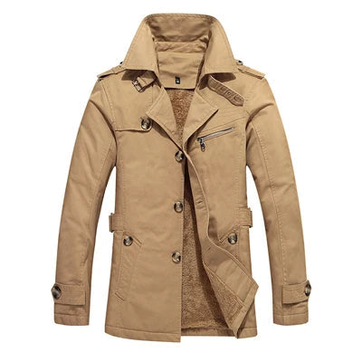 Elegancki Puchowy Trenchcoat