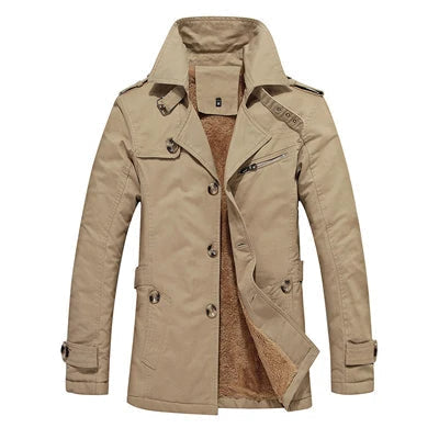 Elegancki Puchowy Trenchcoat
